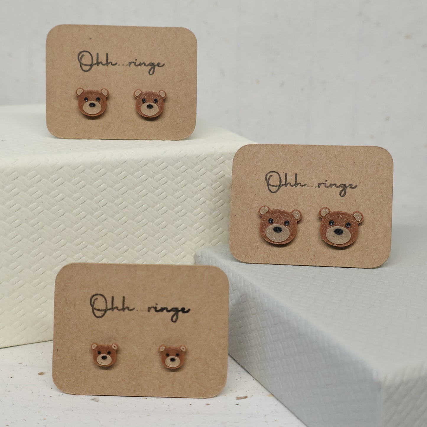 Pendientes Osito Pardo