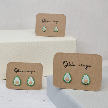 Avocado Ohrringe