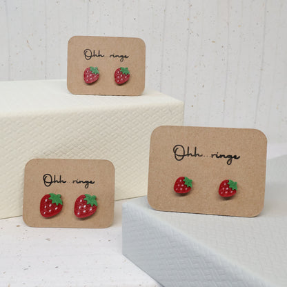 Erdbeere Ohrringe