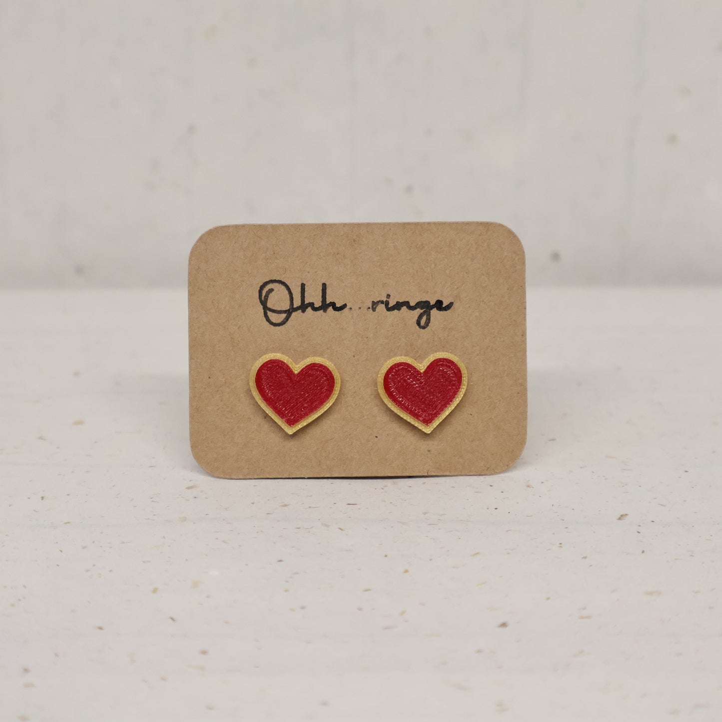 Weihnachtsherz Ohrringe