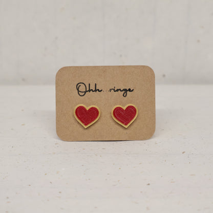 Weihnachtsherz Ohrringe