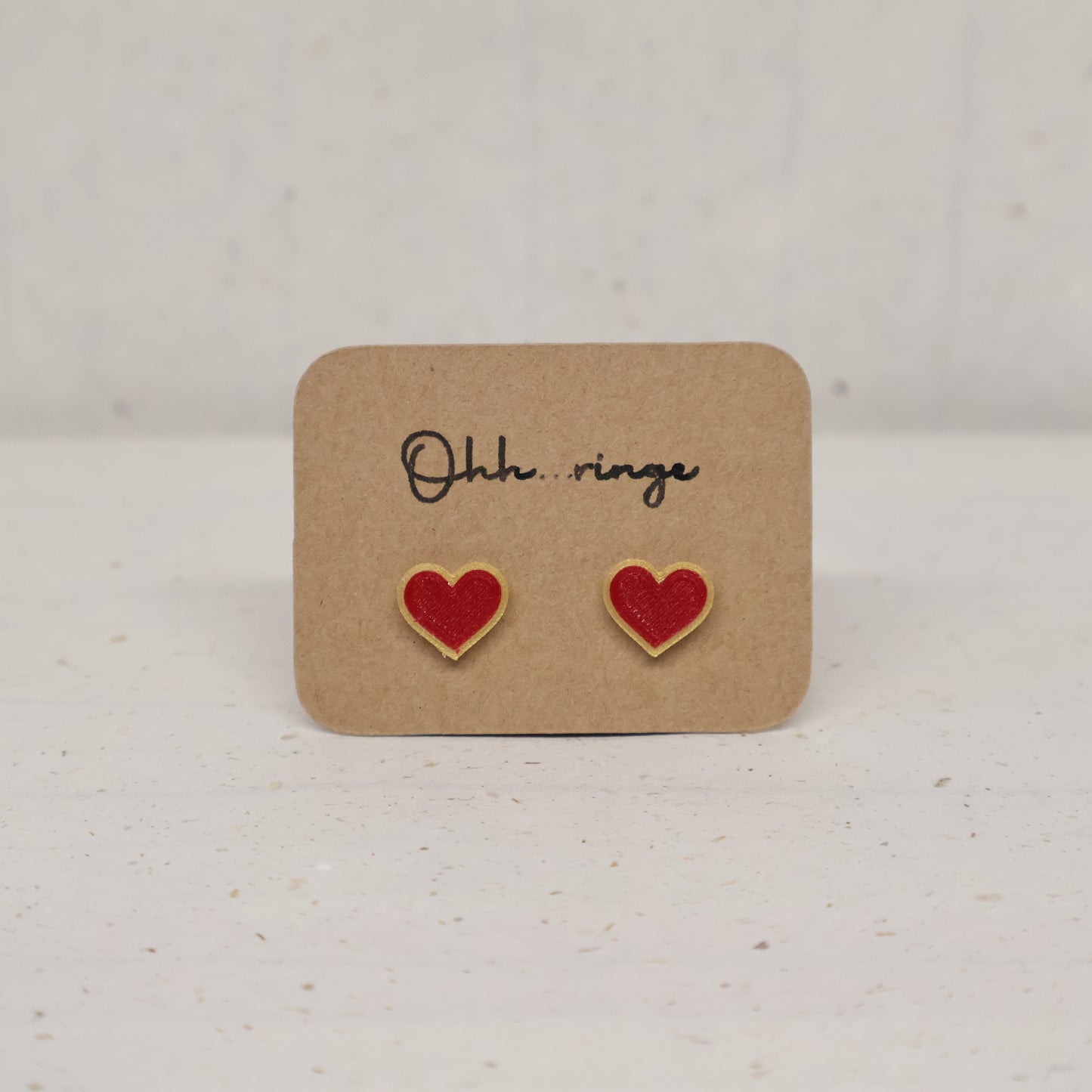 Weihnachtsherz Ohrringe
