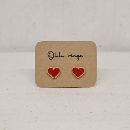 Weihnachtsherz Ohrringe