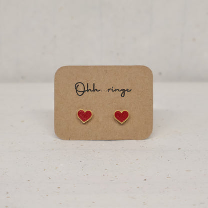 Weihnachtsherz Ohrringe