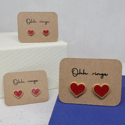 Weihnachtsherz Ohrringe